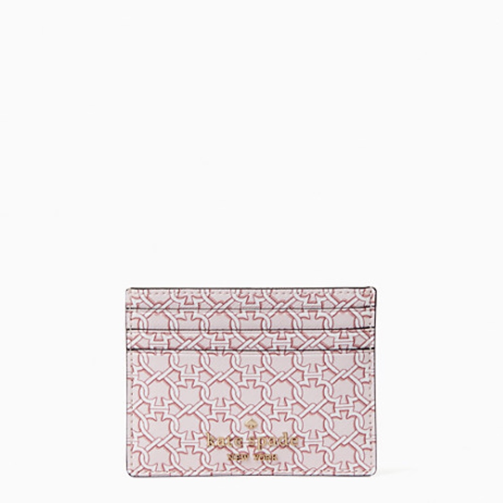 NWT spade link small slim card holder